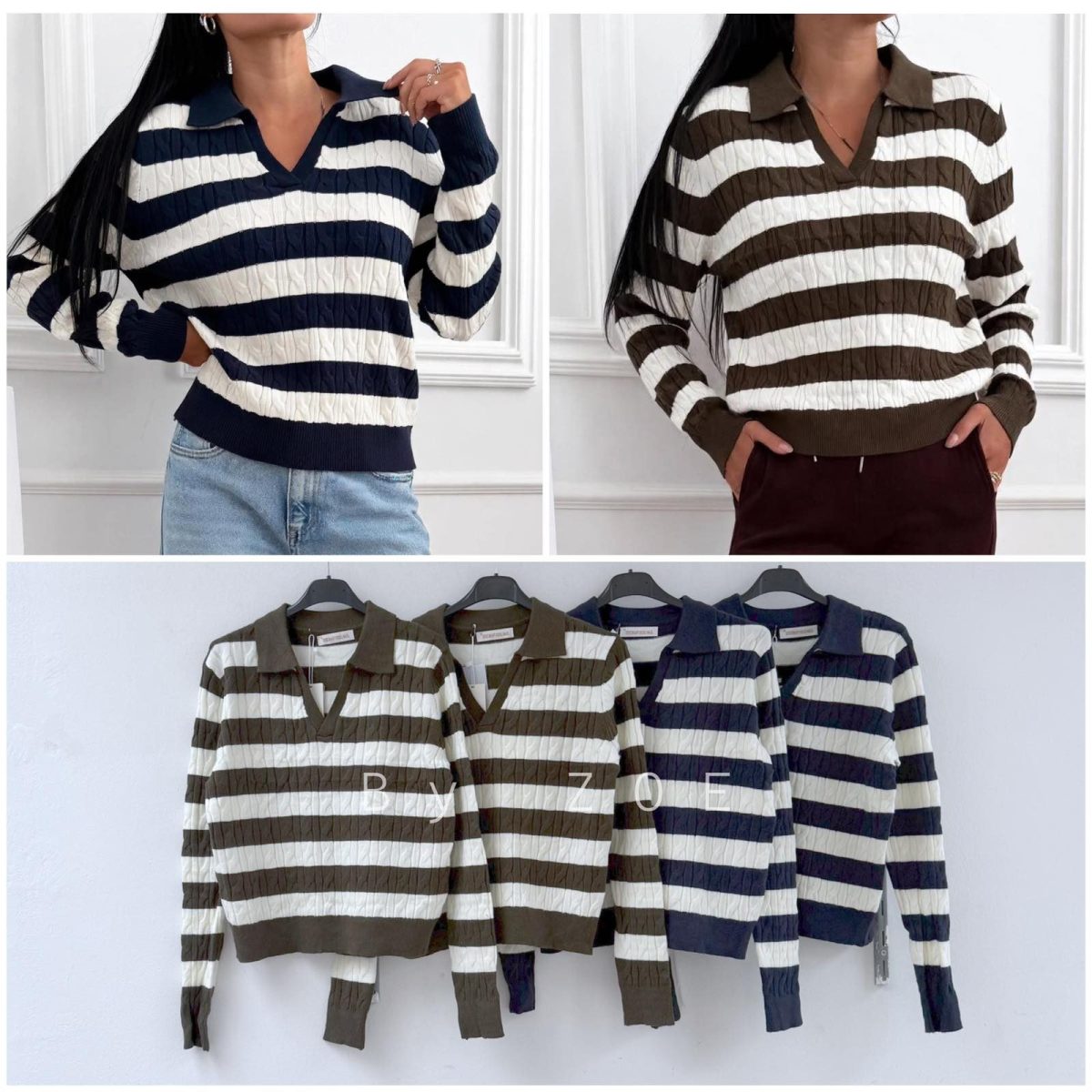 Swetry damskie POLSKA _ Size uni_paczka 6szt_mix kolor 6102663