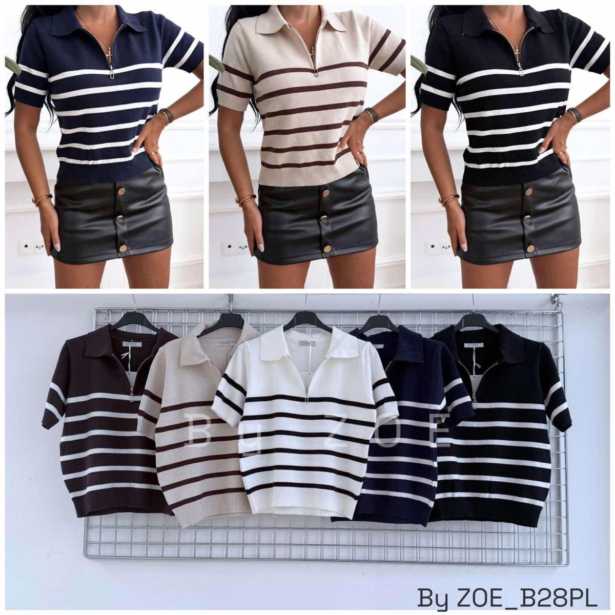 Swetry damskie POLSKA _ Size uni_paczka 6szt_mix kolor 6102771