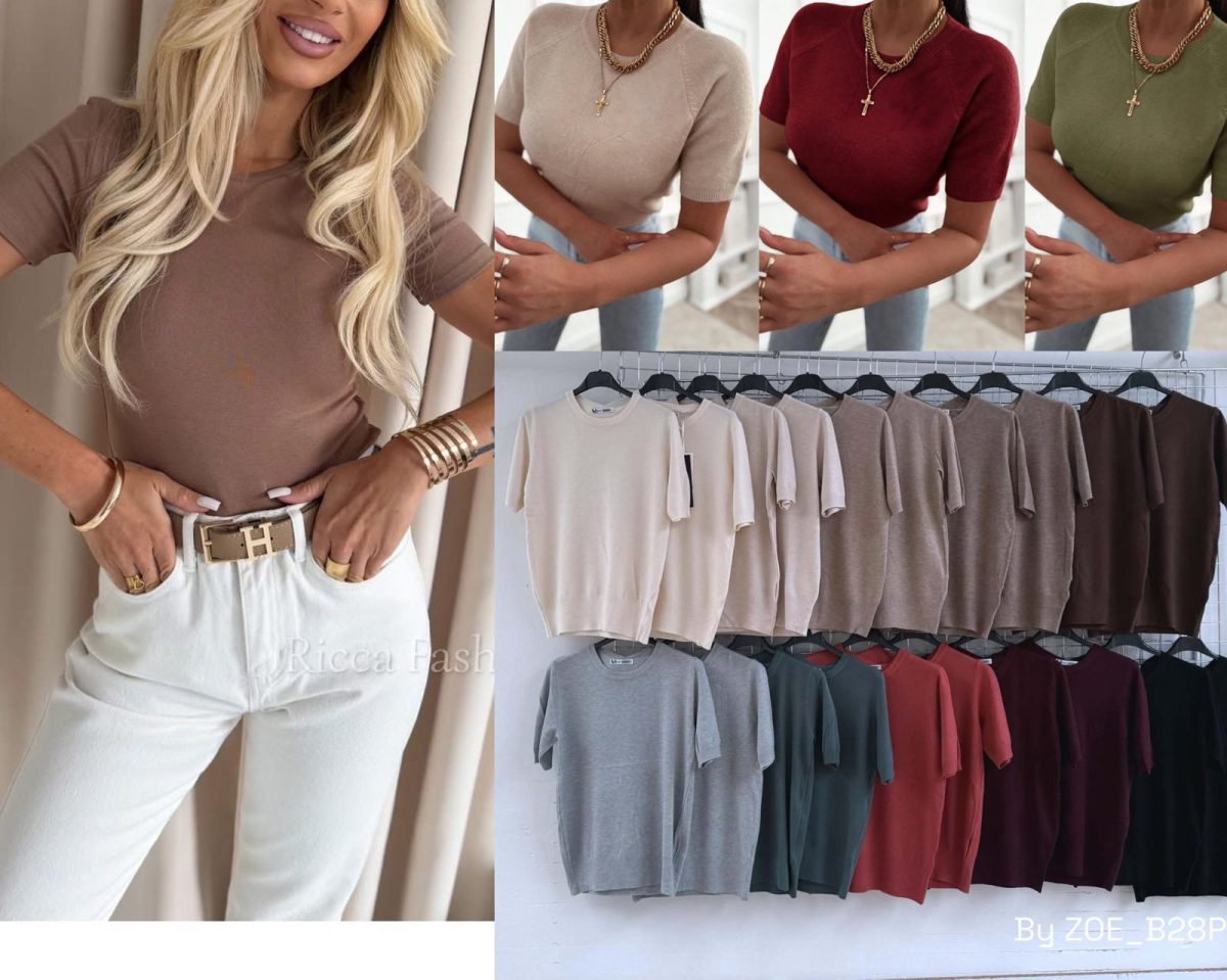 Swetry damskie POLSKA _ Size uni_paczka 6szt_mix kolor 6102780