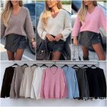 Swetry damskie POLSKA _ Size uni_paczka 6szt_mix kolor 6891924