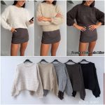 Swetry damskie POLSKA _ Size uni_paczka 8szt_mix kolor 6891950