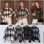 Swetry damskie POLSKA _ Size uni_paczka 8szt_mix kolor 6891953
