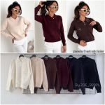 Swetry damskie POLSKA _ Size uni_paczka 8szt_mix kolor 6891982