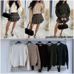 Swetry damskie POLSKA _ Size uni_paczka 10szt_mix kolor 6892000