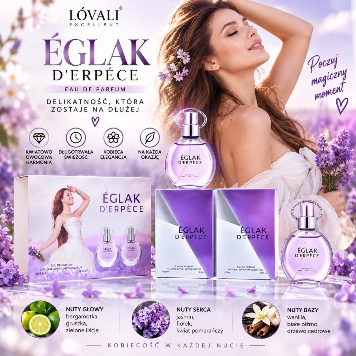 Zestaw Perfumy 2*50 Paczka 12szt 6892144