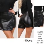 Spódnica krótka skórzane Damskie _size 34-42_ paczka 10szt_ 6892191