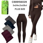 Legginsy/Getry DAMSKA _size 3-6xl_paczka 12 szt_mixkolor 8989156