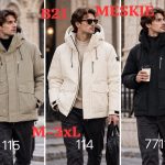Kurtki MĘSKA _size m-3xl_paczka 5szt_1kolor 8989282