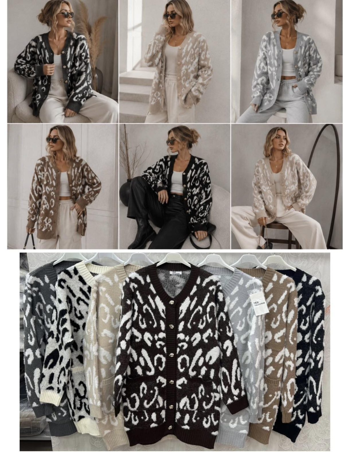 Swetry Damskie wloskie _size uni_ paczka 12szt_ mix kolor 8989298