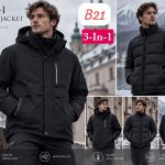Kurtki MĘSKA _size m-3xl_paczka 5szt_1kolor 8989299