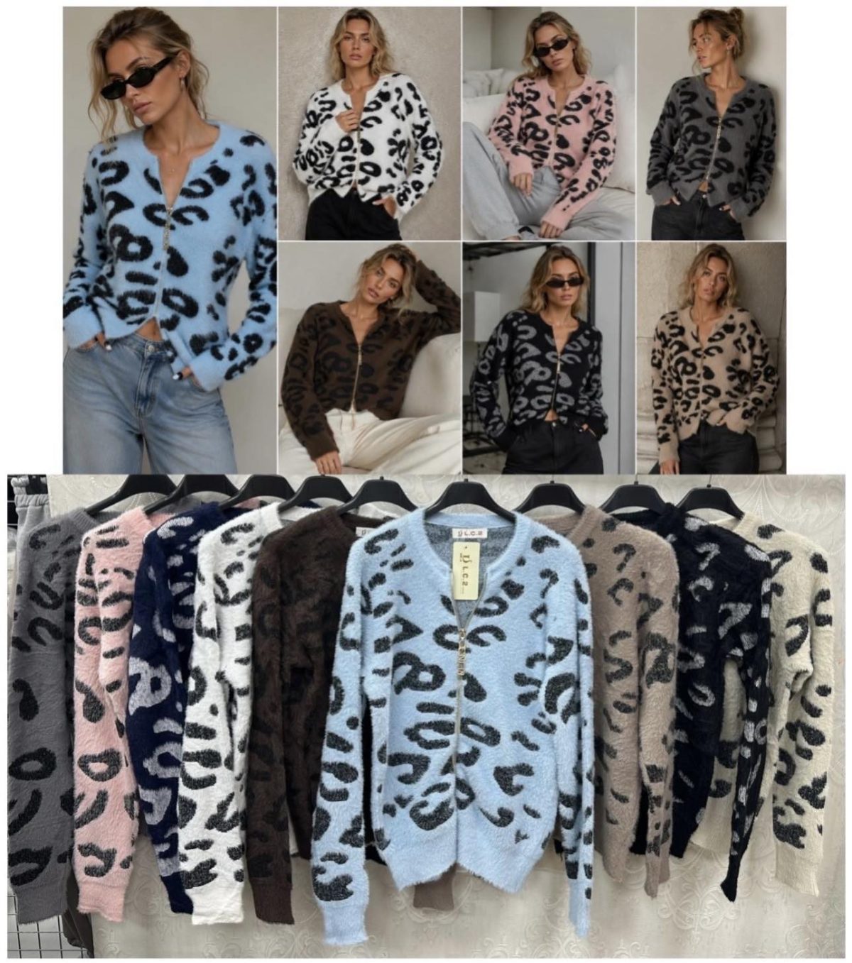 Swetry Damskie wloskie _size uni_ paczka 12szt_ mix kolor 8989311