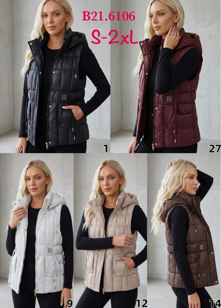 Kamizelki Damskie _size s-2xl_paczka 5szt_1kolor 8989364