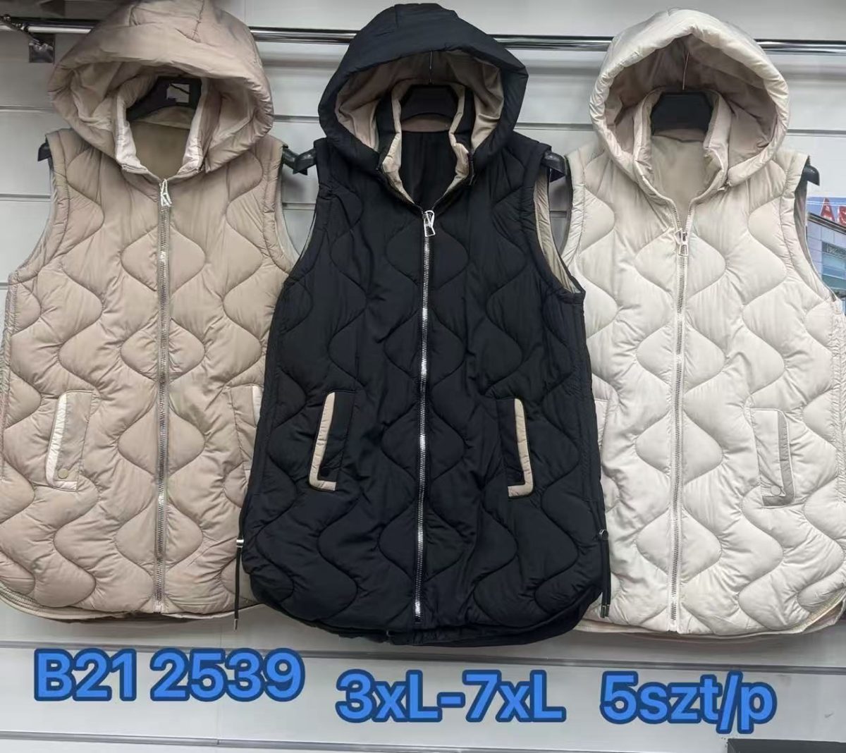 Kamizelki Damskie _size 3-7xl_paczka 5szt_1kolor 8989375