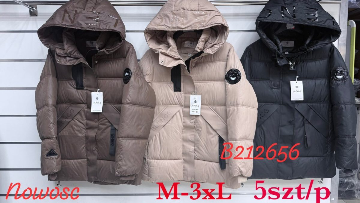 Kurtki Damskie _size m-3xl_paczka 5szt_1kolor 8989190