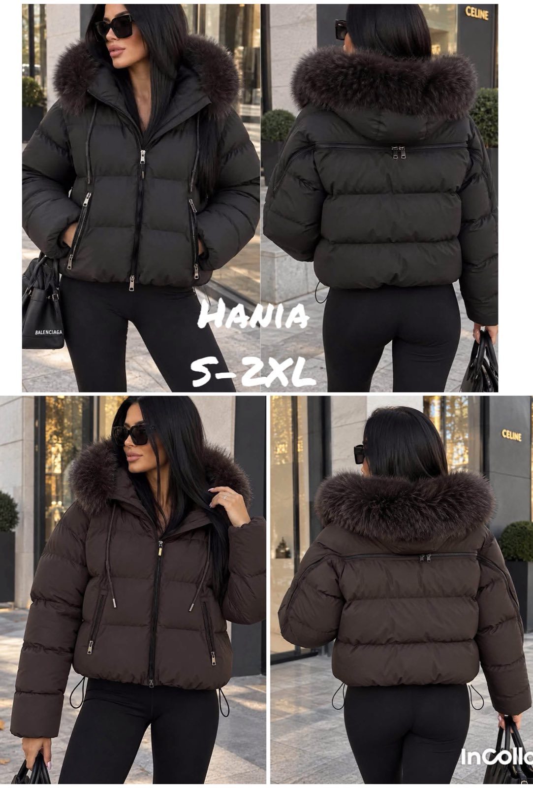 Kurtki DAMSKA _size s-2xl_paczka 8 szt_1kolor 8989195
