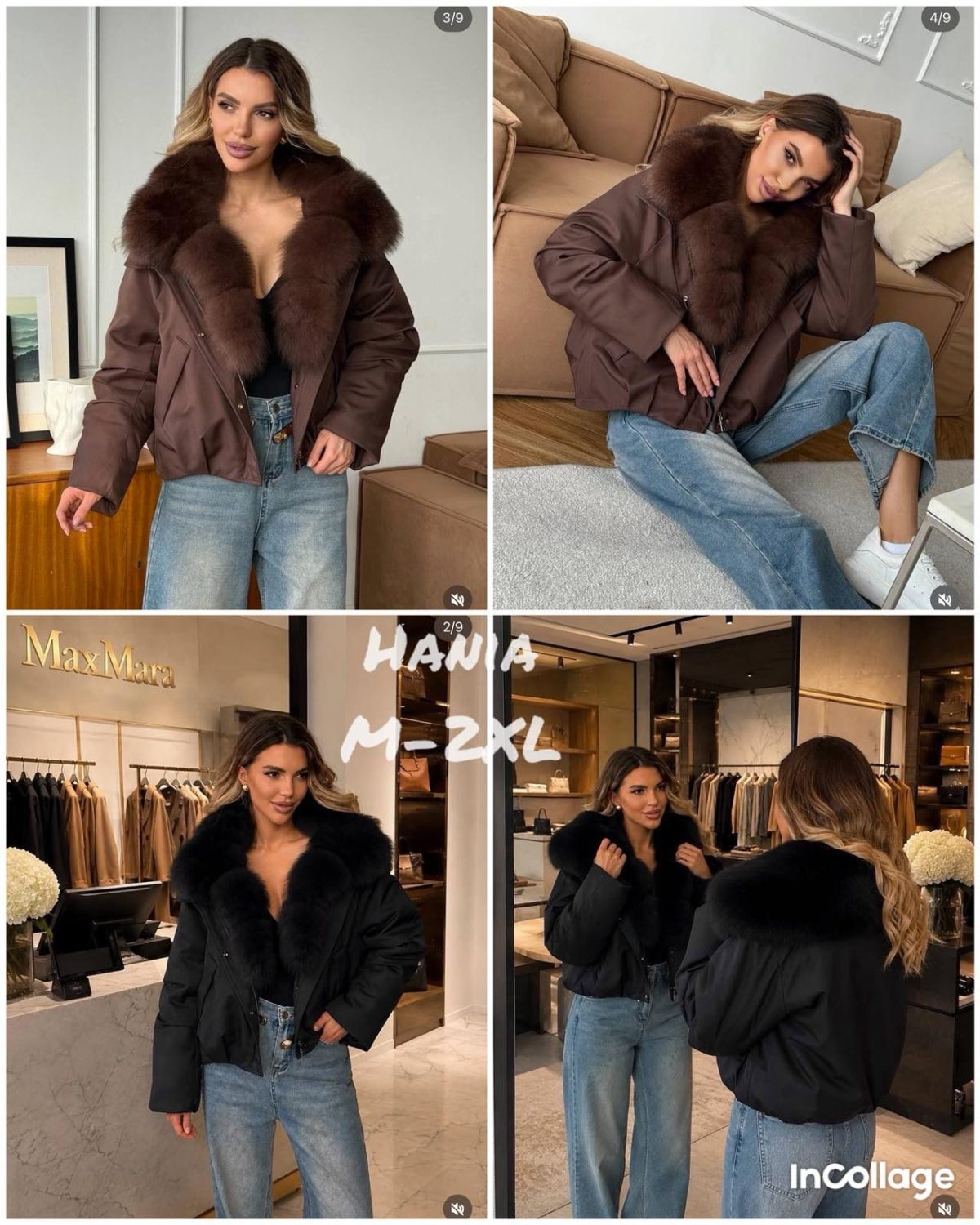 Kurtki DAMSKA _size m-2xl_paczka 8 szt_1kolor 8989222
