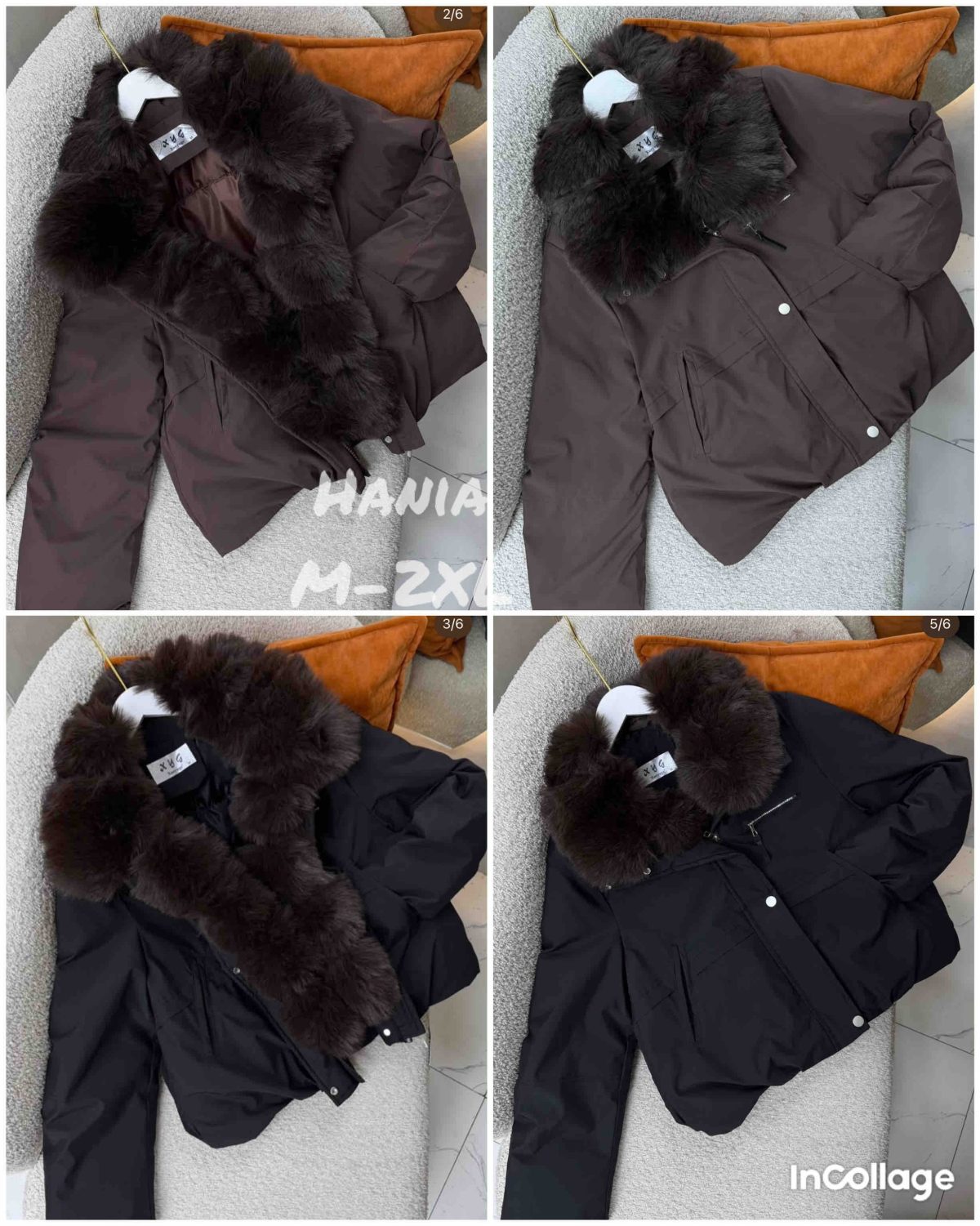 Kurtki DAMSKA _size m-2xl_paczka 8 szt_1kolor 8989233