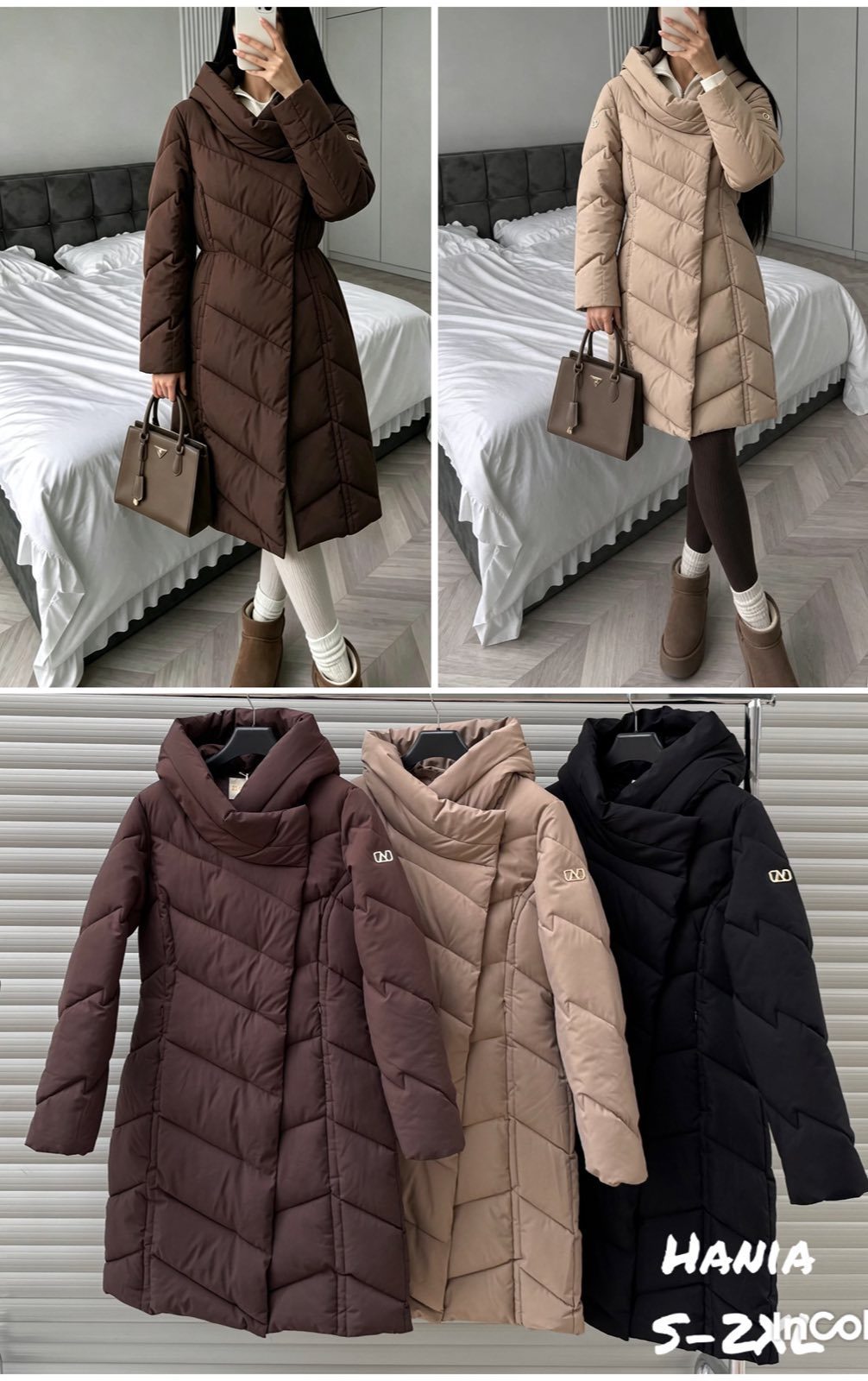 Kurtki DAMSKA _size s-2xl_paczka 8 szt_1kolor 8989245