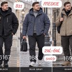 Kurtki MĘSKA _size 2-6xl_paczka 5szt_1kolor 8989257