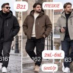 Kurtki MĘSKA _size 2-6xl_paczka 5szt_1kolor 8989260