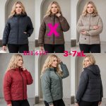 Kurtki Damskie _size 3-7xl_paczka 5szt_1kolor 8989390