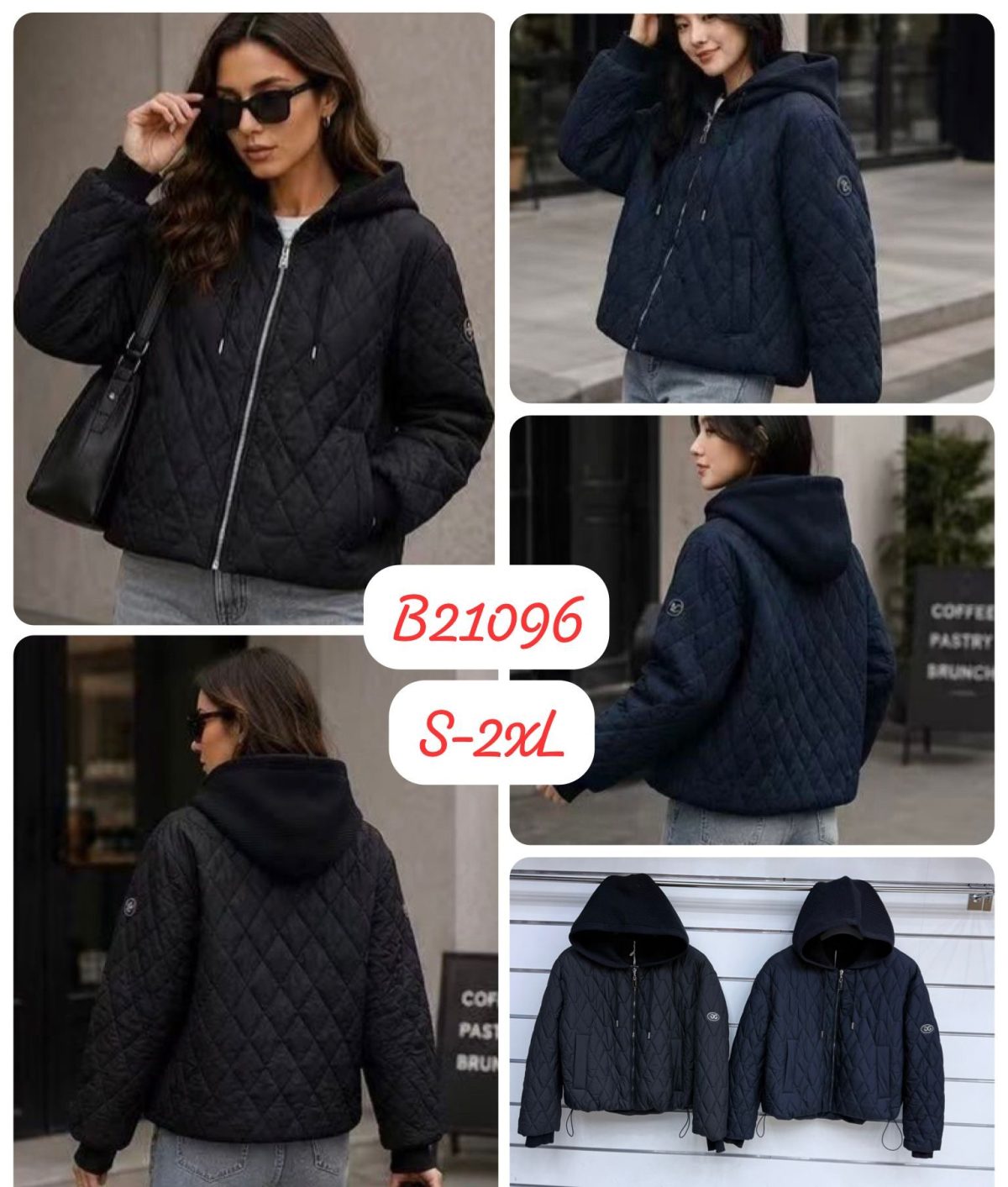 Kurtki Damskie _size s-2xl_paczka 5szt_1kolor 8989394