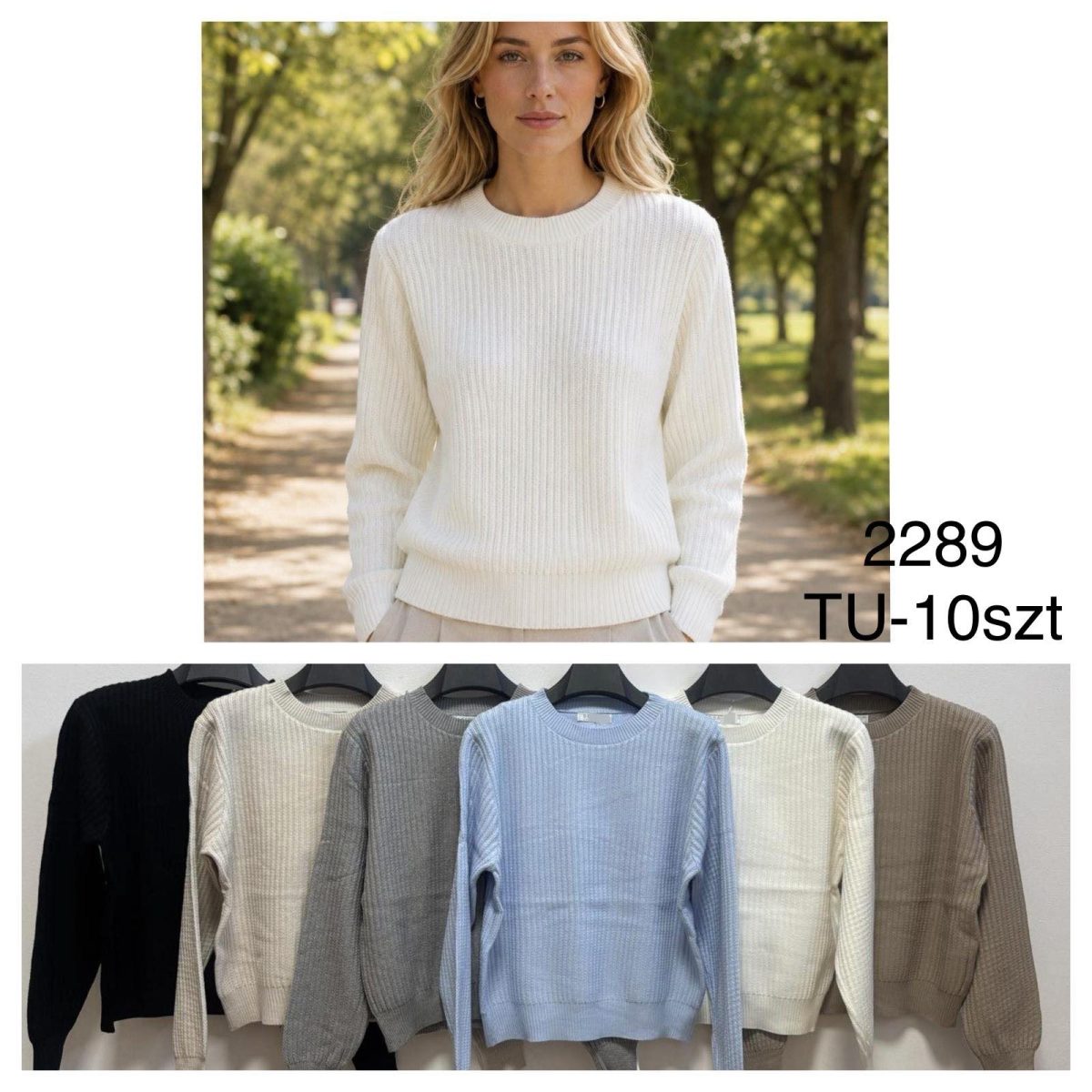 Swetry Damskie _size uni_paczka 10szt_mix kolor 9259775