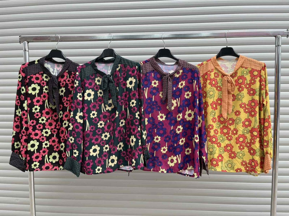 Bluzki Damskie wloskie _size uni_ paczka 6szt_ mix kolor 9259799