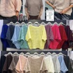 Swetry Damskie wloskie _size uni_ paczka 6szt_ mix kolor 9259805