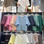 Swetry Damskie wloskie _size uni_ paczka 6szt_ mix kolor 9259812