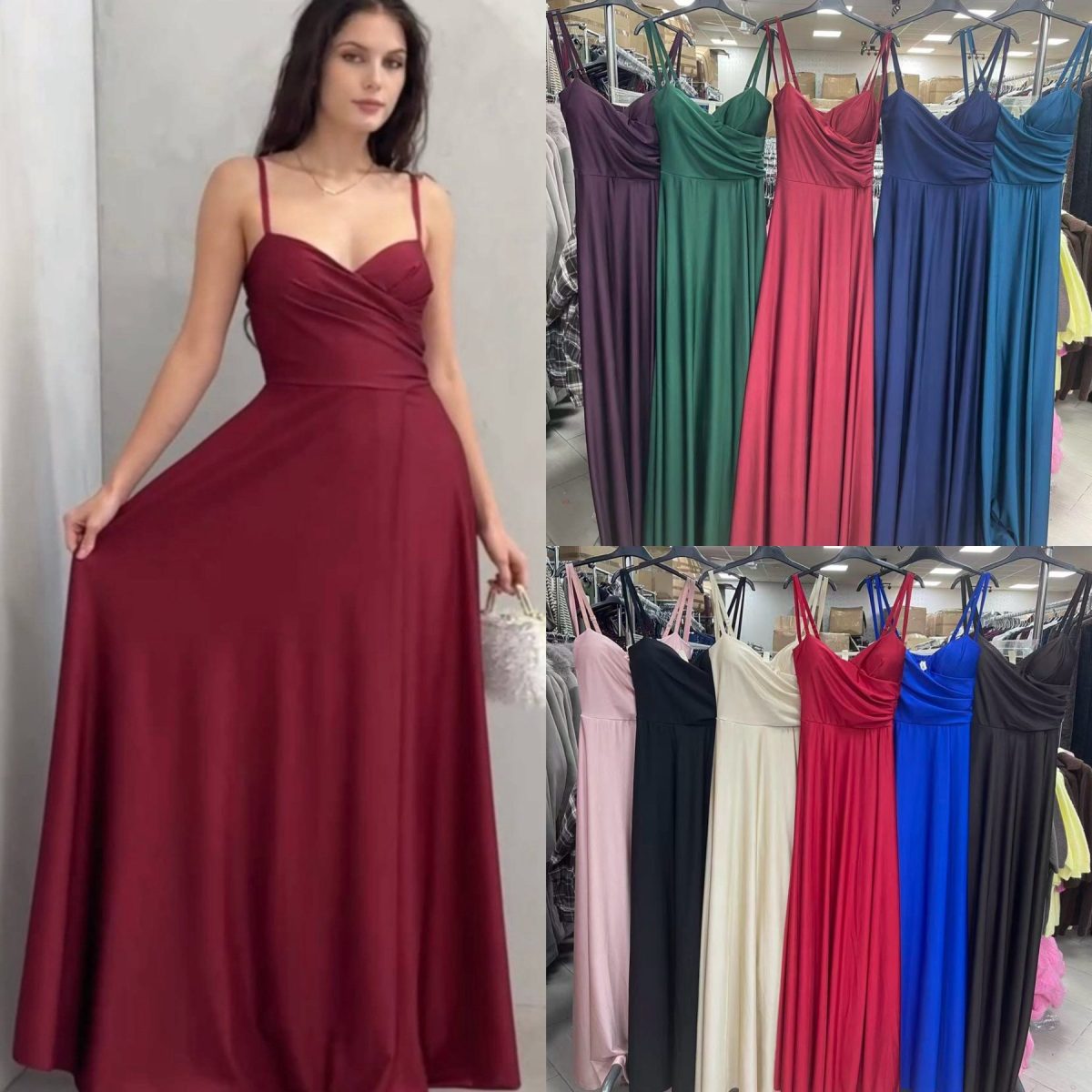 Sukienki Damskie wloskie _size uni_ paczka 6szt_ mix kolor 9259723