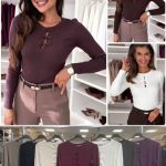 Bluzki Damskie wloskie _size uni_ paczka 6szt_ mix kolor 9259726