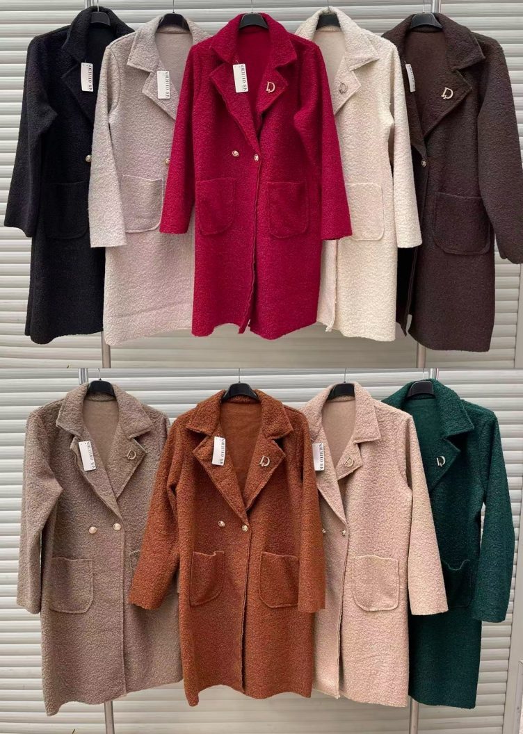 Płaszcz Damskie wloskie _size uni_ paczka 6szt_ mix kolor 9259751