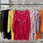 Sukienki Damskie wloskie _size uni_ paczka 6szt_ mix kolor 9259757