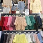 Swetry Damskie wloskie _size uni_ paczka 6szt_ mix kolor 6465017