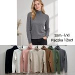 Swetry Damskie _size s-xl_paczka 12szt_mix kolor 6465023
