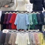 Swetry Damskie wloskie _size uni_ paczka 6szt_ mix kolor 6465031