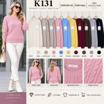 Swetry Damskie _size s-xl_paczka 10szt_mix kolor 6465046
