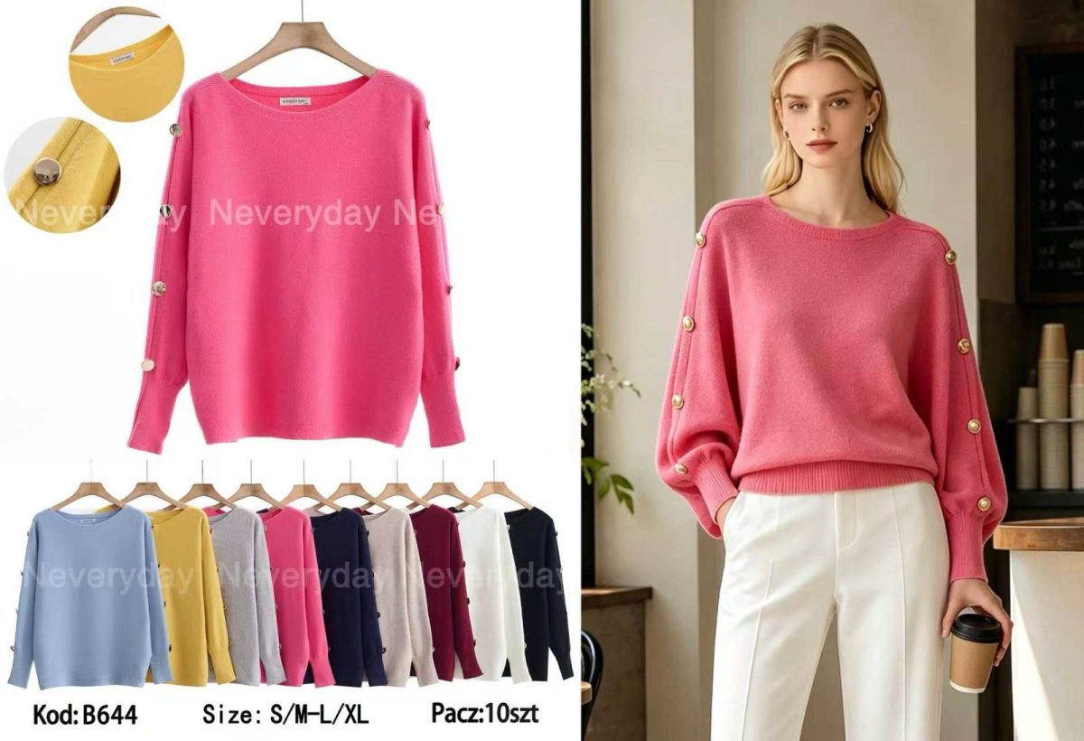 Swetry Damskie _size s-xl_paczka 10szt_mix kolor 6465050