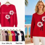 Swetry Damskie _size uni_paczka 10szt_mix kolor 6465051