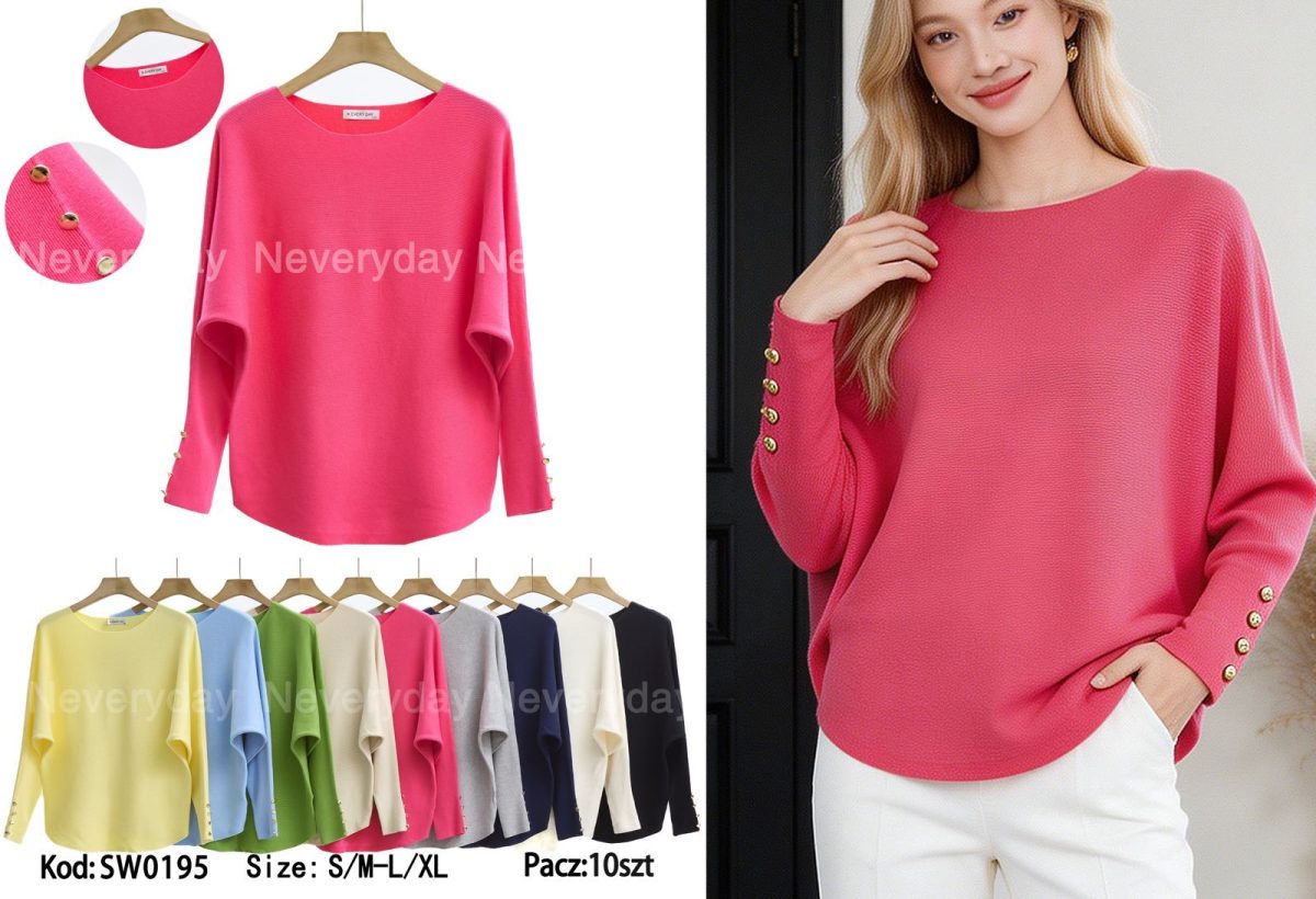 Swetry Damskie _size s-xl_paczka 10szt_mix kolor 6465054