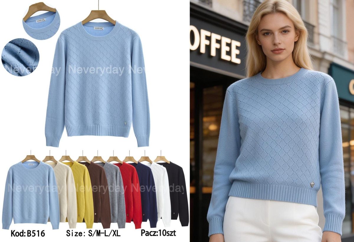 Swetry Damskie _size s-xl_paczka 10szt_mix kolor 6465055