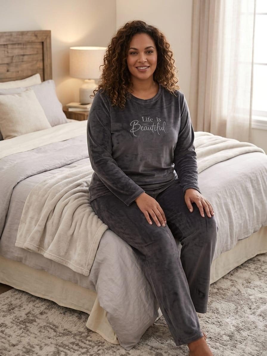 Piżamy DAMSKA TURECKA _size 3-5xl_paczka 12 szt_1kolor 6465085