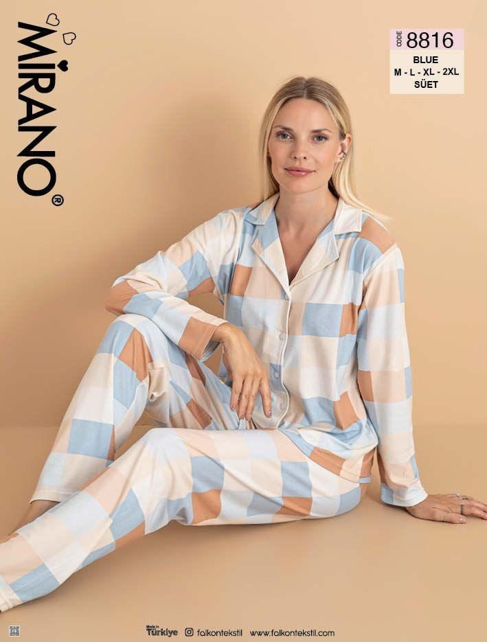 Piżamy DAMSKA TURECKA _size m-2xl_paczka 12 szt_1kolor 6465093