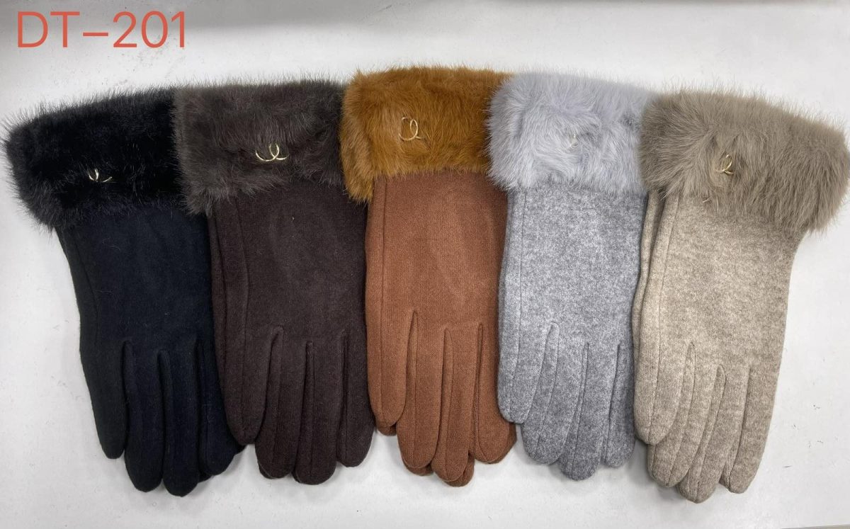 Rękawiczki Damskie paczka 12parę _mix kolor 6465218