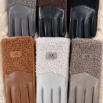 Rękawiczki skórzane Damskie paczka 12parę _mix kolor 6465248