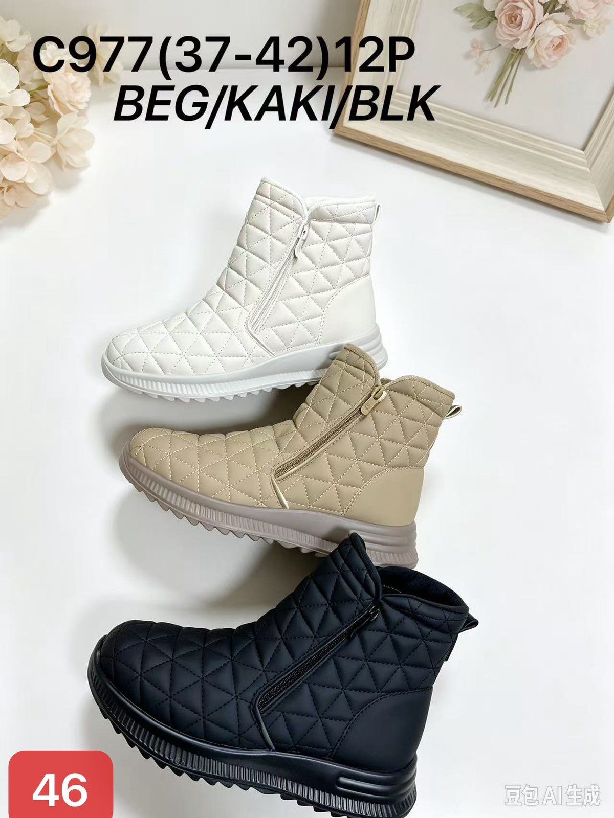 Buty Botki DAMSKIE (37-42_12par) 6664433