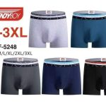 Bokserki MĘSKA size m-3xl _paczka 24szt_mix kolor 7635298