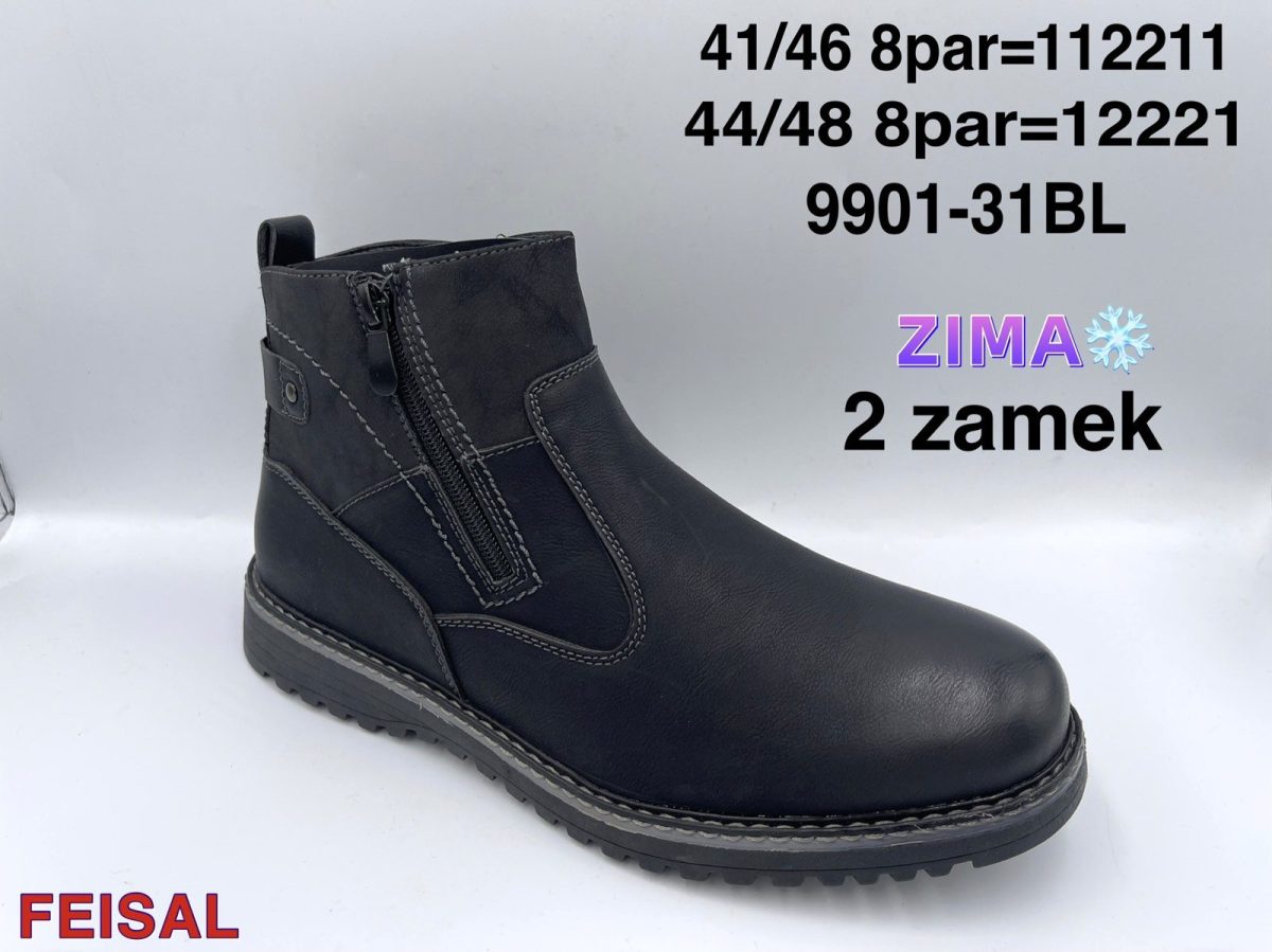Buty Botki MĘSKIE (44-48_ 8par) 4857797