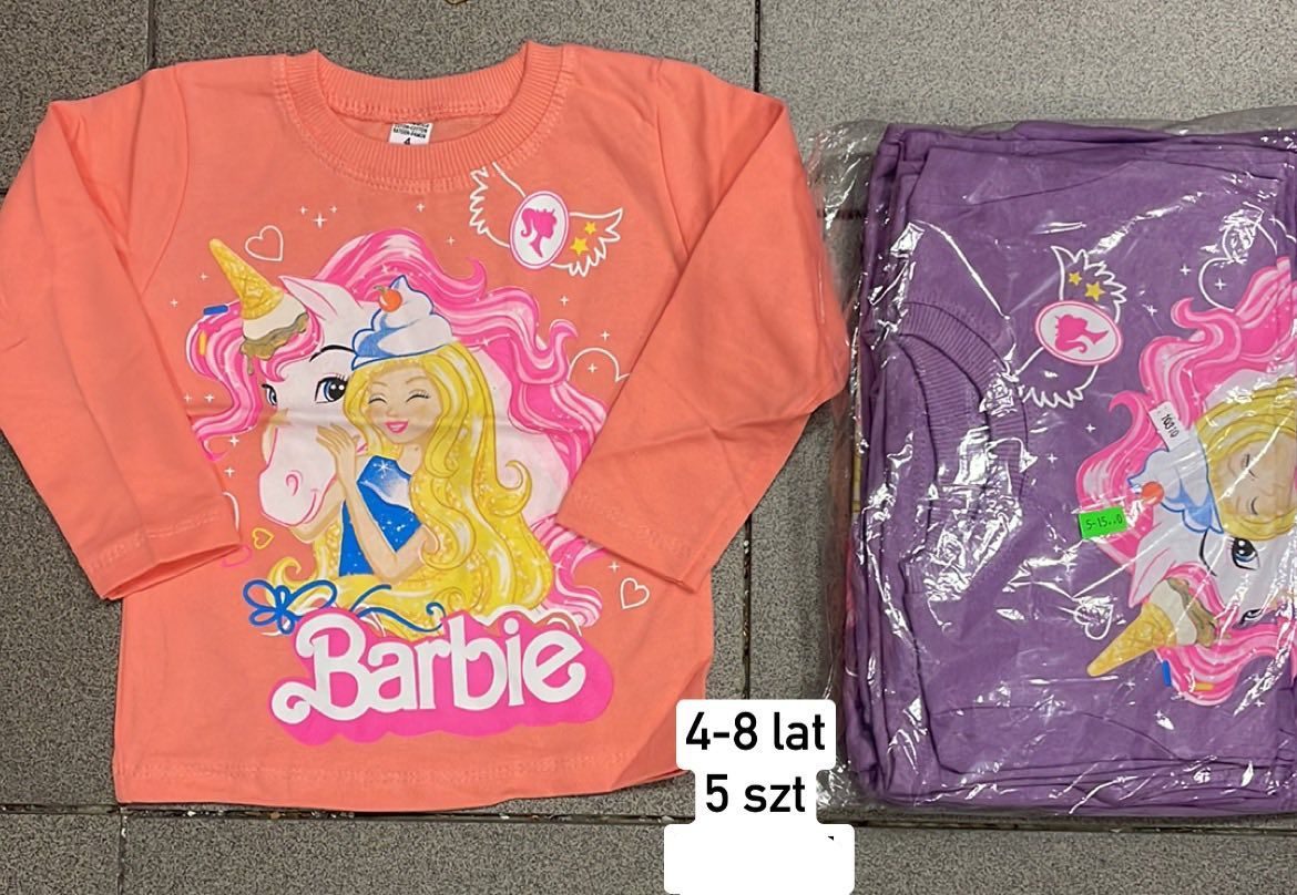 Bluzy DZIECIĘCA size 4-8 lat_ paczka 5szt _1 kolor 2325138